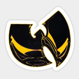 Wutang metallic logo Sticker